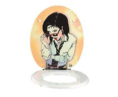 Outlook Design Let Me See Abattant WC SiÃ¨ge Abattant pour WC Universel, MDF, Blanc