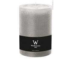 Wiedemann Bougeoir en marbre coloré ASF Cire Gris argenté 14 x 9,8 cm 4 unités