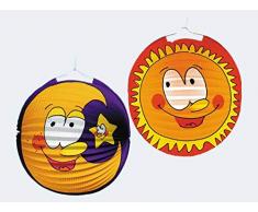 RIETHMUELLER C. GMBH Lanterne Soleil et Lune - Ã 25 cm - Assortis