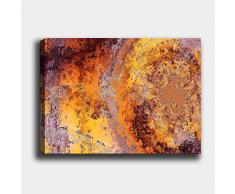 Bonamaison Peinture sur toile, multicolore, 40 x 60 cm - Conçu et fabriqué en Turquie