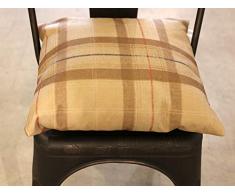 RIOMA Coussin de Chaise, Polyester, Marron, 40Â x 40Â x 4Â cm