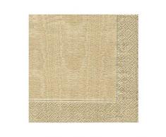 Caspari Lot de 20 Serviettes de Table en Papier Doré