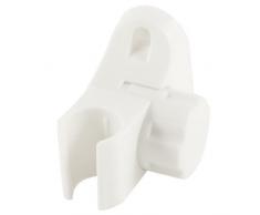 Sourcingmap Support en Plastique pour pommeau de Douche Blanc