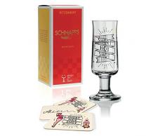 RITZENHOFF Alice Wilson Verre à Liqueur en Cristal 40 ML avec 5 couvercles