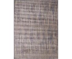 Alfombrista Tapis 40 x 60 D-04 Gris, Poils 100% Base 90% Viscose et 10% Chenille, 40 x 60 cm.