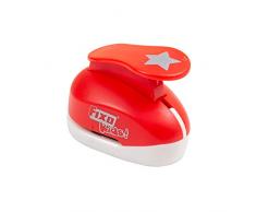Fixo Perforatrice avec formes, étoile, grand, rouge