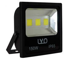 LYO projecteur lED cOB extra-plat intégré, 150 W, noir, 31.2 x 33.3 x 9.5 cm