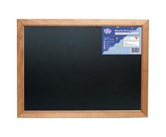 Decor Service de Craie Tableau Mural, Bois, Marron foncé, 90 x 1,5 cm