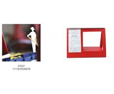 St Origami Calendrier Gondola Venise Papier Rouge 25 x 30 x 0,3 cm