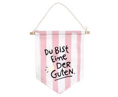 Happy LifeÂ 45987 Fanion Ã Suspendre avec Inscription du Bist lun des Bons Coton