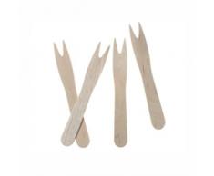 Einweggeschirr & Besteck Vaisselle & Couverts jetables 90104Â 10000Â Coupe Frites Fourchettes, Bois, 8,5Â cm