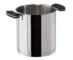 Sambonet 12Â OClock Grey Marmite Haute, Acier Inoxydable, Gris, 20Â cm