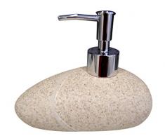 Grund z22190509 Stone Distributeur de Savon Sable 15 x 10 x 11 cm Accessoires, 100% Polyrésine, 15 x 10 x 11 cm