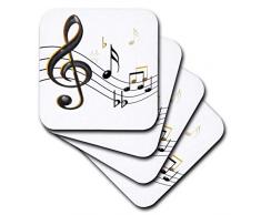 3dRose CST_55502_3 Dessous de Verre, Mutli-Colour, set-of-4-Ceramic