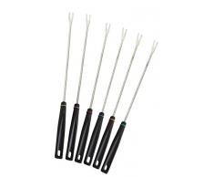 Kitchen Craft KCFONDUEFK Fourchettes A Fondue, Acier Inoxydable, Argent, 32 x 32 x 22 cm