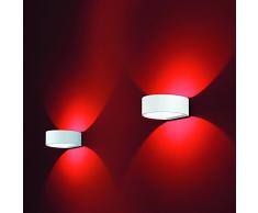 Helestra 18/1328.07 Applique murale et plafonnier avec LED 7 W intégrée/blanc/L 14,5 cm-l 16 cm-H 6 cm/classe énergétique A++ -A