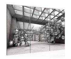 Tableau decoration murale 3D Balles 120 x 80 cm - XXL Impression sur Toile Salon Appartment 3 Parties - prÃªt Ã accrocher - 506331c