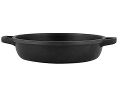 Home Granchef Sauteuse, RevÃªtement AntiadhÃ©rent avec 2 PoignÃ©es, Ronde, Aluminium MoulÃ© sous Pression, Noir, 22 cm