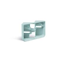 Steinel Support mural dangle pour Projecteur LED dextÃ©rieur XLED Home 2Â accessoires de fixation Ã lintÃ©rieur et Ã angle extÃ©rieur, Plastique, Silber, 5.3 x 8.8 x 3.0 cm 1watts