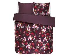 ESSENZA Trend Heritage Miros Red Housse de Couette, 100% Satin de Coton, 240x220