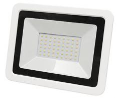 McShine SMD-Slim® Spot dextérieur à LED avec culot SMD-Slim, 50 W, 3 500 lm, IP44 Blanc neutre 4000 K