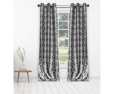 Home Maison Rideau de fenêtre Motif Porte, Multicolore, 38x84