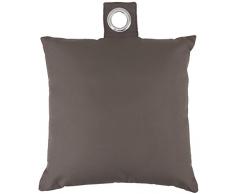 Rideaudiscount Coussin 40x40 cm Dehoussable Marron