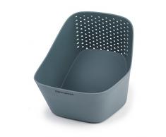 PROGRESS - Ensemble de Bol à mesurer et passoire, Plastique, Gris, 28 x 21.4 x 22 cm