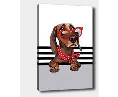 Bonamaison Peinture sur toile, multicolore, 50 x 70 cm - ConÃ§u et fabriquÃ© en Turquie