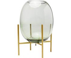 Kare 51129 Vase en verre teintÃ© Structure en acier laquÃ©