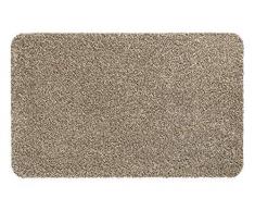 Hamat Tapis dEntrÃ©e Natuflex Lavable en Coton et Polyester Beige, 40X60 Cm