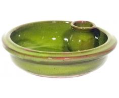 Amazing Cookware Coupelle à Olives en Terre Cuite Vert
