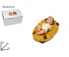 Nuovo Centro Casalinghi PERS. Gesu Robe pour Enfant avec Berceau 19 cm