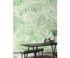 Wall81 Rouleaux Papier Peint Moderne Tropical Mur Complet XL - 513x300cm Vert