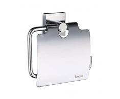 SMEDBO RK3414 Porte-Rouleau de WC House avec abattant chromÃ©, Laiton, Argent, 11,5 x 11,2 x 4,5 cm