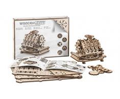 Puzzle mecanique en bois - Moteur V8 | Maquette mécanique à Construire en 3D