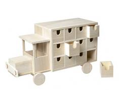 Artemio calendrier avent camion 39x15,7x20,5cm Bois