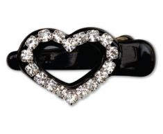 Club Green Diamond CÅur sur Pinces Ã Linge, Argent, 3Â x 2Â cm, emballÃ©s en 6