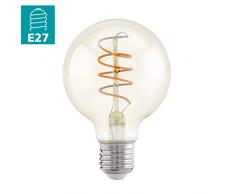 Eglo Ampoule LED spirale 4 W, Verre, transparent, H 120 mm, Ã 80 mm