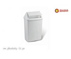 Giganplast Caroline Gig Panier Ã Linge, Rectangulaire, Plastique, Blanc