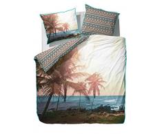 ESSENZA 100% Coton Satin Esra Housse de Couette, Coton, Multicolore, Simple