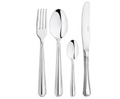 INOXRIV Londres Service Couverts, Acier Inoxydable, Argent, 48Â UnitÃ©s