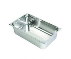 Decora Table en Acier Inoxydable Poêle 1/53 x 32 x 4 cm, Argent