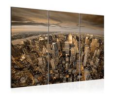 Tableau decoration murale La ville de New York 120 x 80 cm - XXL Impression sur Toile Salon Appartment 3 Parties - prÃªt Ã accrocher - 600431b
