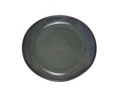 Naco trade Glaze Ovale en cÃ©ramique Assiette Ã Dessert, CÃ©ladon, Petite