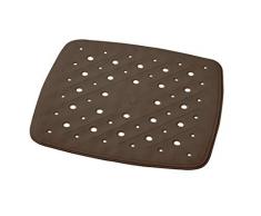 RIDDER Tapis de Douche 100% Caoutchouc synthÃ©tique (TPE = Ã©lastomÃ¨re thermoplastique), Marron, env. 51 x 51 cm.