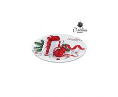 Atosa - 41114 - b/f. Assiette 33x33cm Plastique Rouge