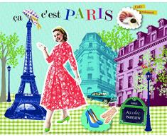 Affiche 24x30 cm Paris Emilie CAPMAN