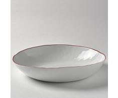 Lambert 21403 Vaisselle, Blanc/Rouge