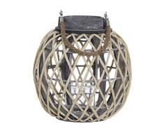 Dcasa Bougeoirs Techo-Chandeliers et Bougeoirs Décoration de Maison Unisexe Adulte, Gris (Gris), Unique